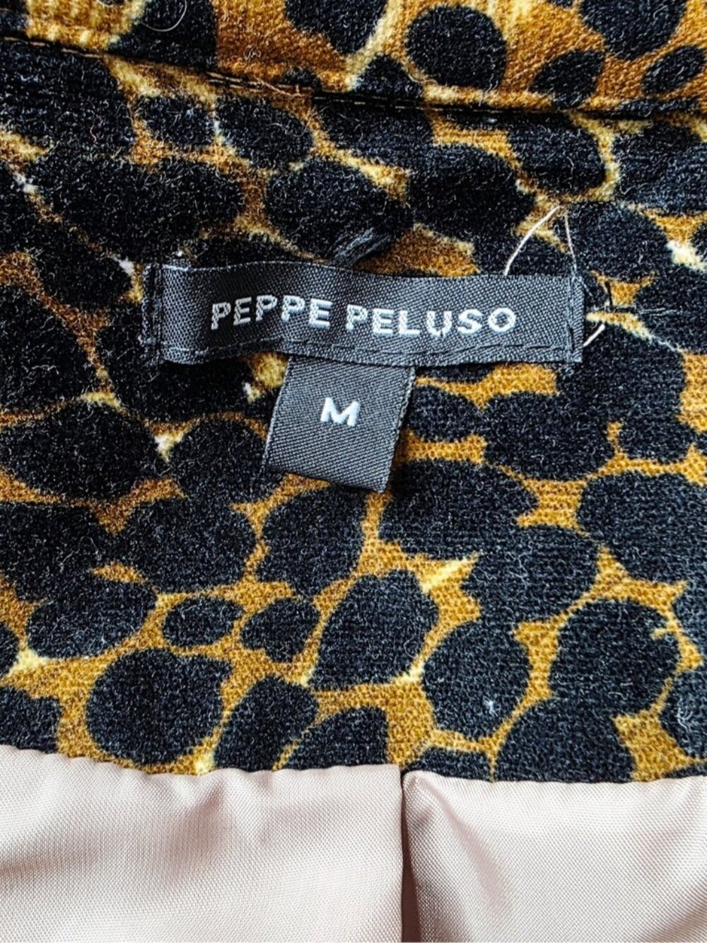 Velvet Leopard Print Trench Coat - Picture 9 of 10